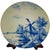 Mid-Century Modern Antique Villeroy & Boch “Dutch River Scene” Charger Plate For Sale - Image 3 of 12