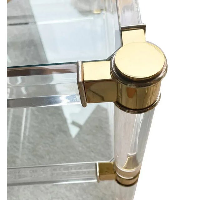 Hollywood Regency Bar Cart, 1970s For Sale - Image 4 of 10