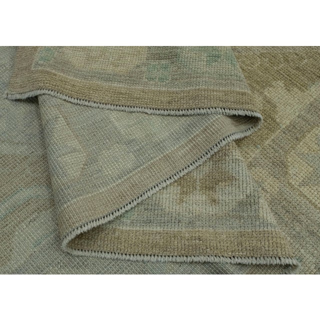 Textile Turkish Oushak Rug 9'3" x 12'6" #18631 For Sale - Image 7 of 8