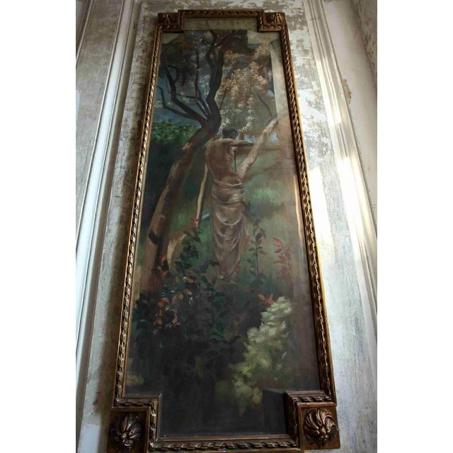 Oil on linen canvas - probably Scandinavian work. Excellent quality of painting - masterful painting (see details)....