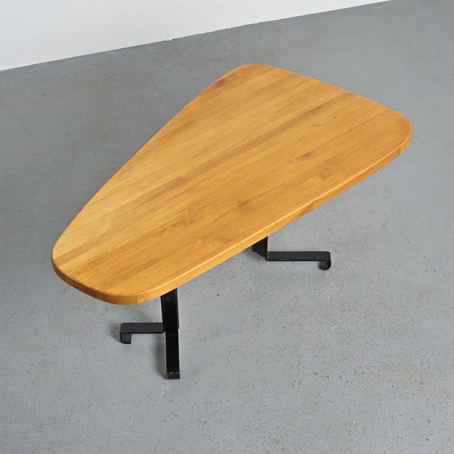 Free-Form Dining Table by Charlotte Perriand for Les Arcs, 1986 For Sale - Image 14 of 16