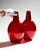 Hirschberg "Kalabasse" Vase Duo by Wilhelm Braun-Feldweg, Germany, pre-1958 A matched pair of ruby red glass vases from...