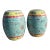 Pair of Chinese Porcelain Ginger Jar Turquoise Famille Rose-Pair of 2 For Sale