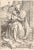 The Virgin and the Child is a Woodcut print on cream-colored paper realized after Albrecht Durer, a reproduction of the...