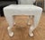 1970s Vintage Signed John Dickinson San Francisco Square "Etruscan" Plaster Side Table / Occasional Table For Sale - Image 5 of 12
