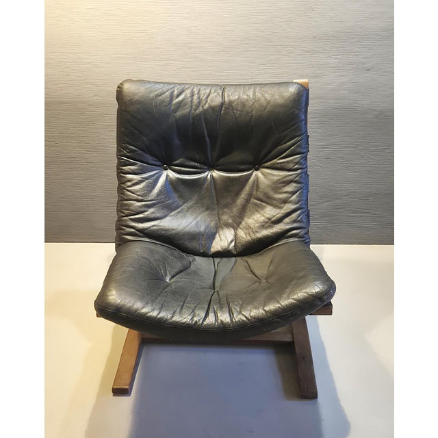 Scandinavian Kengu Lounge Chairs attributed to E. & N. Solheim for Rybo, 1970s, Set of 2 For Sale - Image 6 of 13