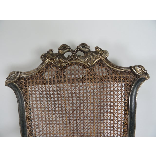 18th Century Italian Louis XIV Caned Fauteuils - a Pair For Sale In Miami - Image 6 of 12