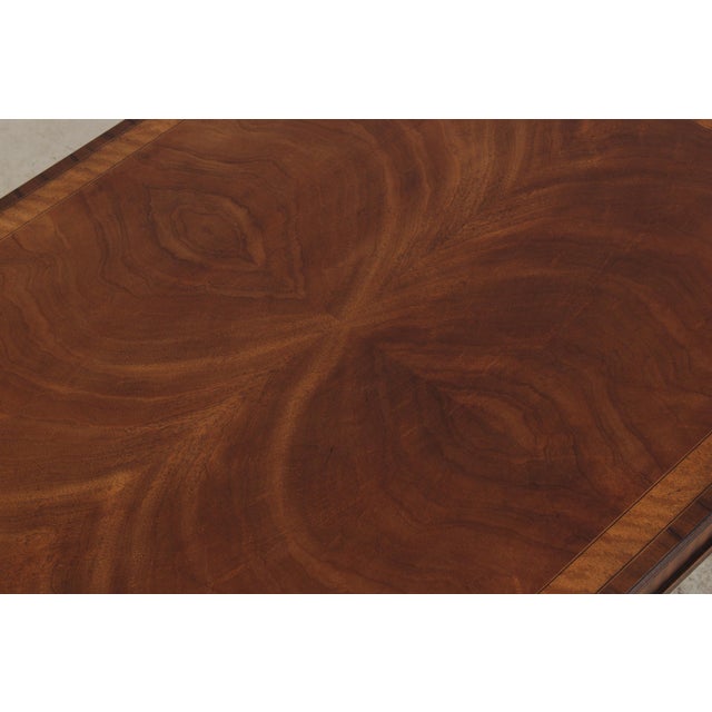 Henredon Regency Mahogany Inlaid Coffee Table For Sale - Image 9 of 15