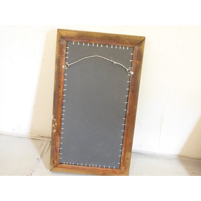 American Antique Silverleaf Stenciled Mirror For Sale - Image 3 of 5