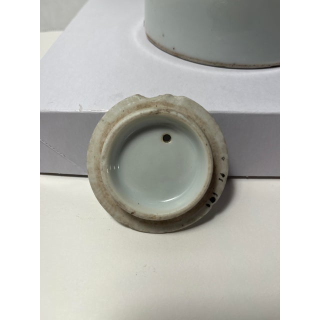 Antique White 1919 Antique Chinese Porcelain Teapot by Fan TzeNan For Sale - Image 8 of 12