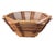 Brown Vintage Tramp Art Decorative Bowl For Sale - Image 8 of 15