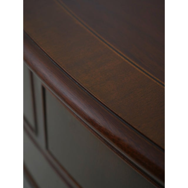 Baker 2 Over 3 Drawer Chippendale Mahogany Dresser For Sale - Image 15 of 17