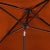 Contemporary Zimmerman 7.5 Square Umbrella - Orange/White For Sale - Image 3 of 3