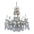 10-Light French Louis XV Style Crystal Beaded Chandelier, Circa 1930s For Sale