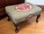Antique Embroidered Needlepoint Ottoman or Footstool For Sale - Image 10 of 10