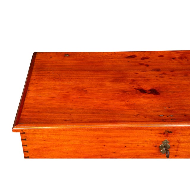 Wood 18th Century American Chippendale Walnut Blanket Chest Circa 1780s For Sale - Image 7 of 18