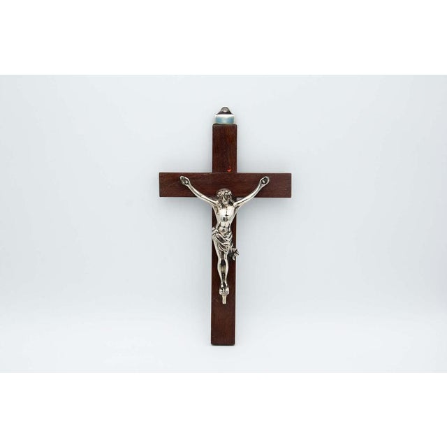 Silver Crucifix with Jesus Christ For Sale - Image 5 of 5