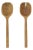 Mera Mustard Yellow Resin Serving Spoons - Set of 2 For Sale