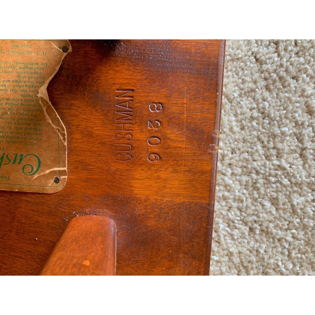 Mid 20th Century Cushman Colonial Creations Maple Cricket Stool No. 9038 Mid-Century For Sale In Baltimore - Image 6 of 6