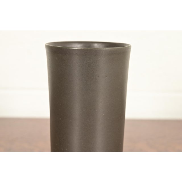 1960s Marshall Studios Mid-Century Modern Stoneware Pottery Tumbler or Vase For Sale In South Bend - Image 6 of 10