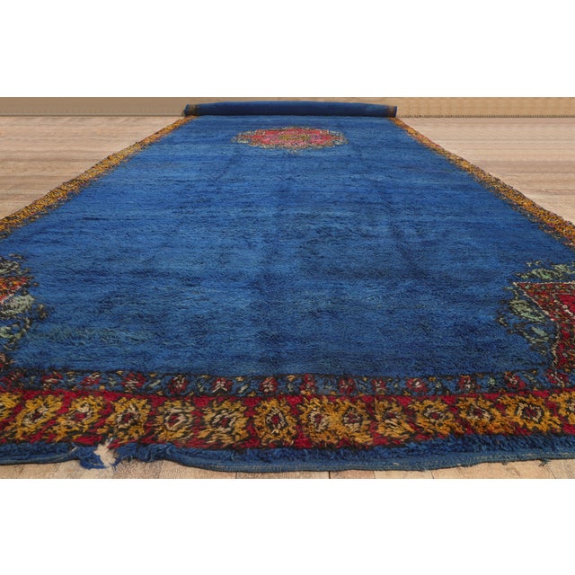 Vintage Beni M'Guild Moroccan Rug, 10'03 X 28'04 For Sale - Image 9 of 10