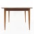 Broyhill Brasilia Mid Century Walnut Dining Table With 1 Leaf For Sale - Image 12 of 13