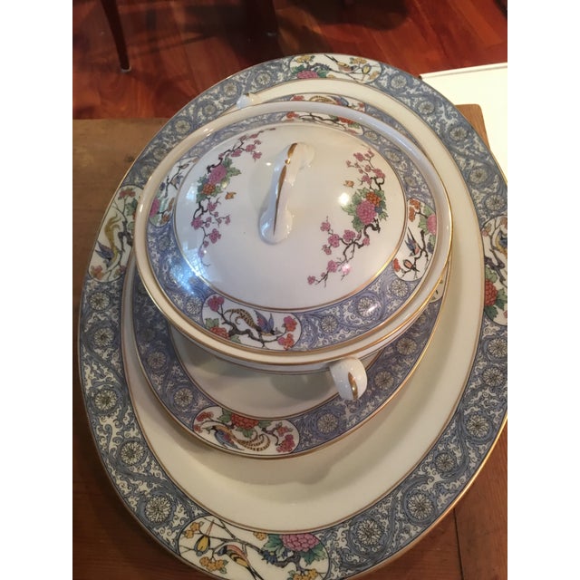 Lenox 1920's Lenox Ming China Service for 12 - 113 pcs For Sale - Image 4 of 9