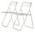 Vintage Folding Chair in Metal by Niels Gammelgaard for Ikea, 1970s For Sale