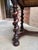 Antique English Barley Twist Writing Table Library Desk Jacobean Walnut C1880 For Sale - Image 14 of 18