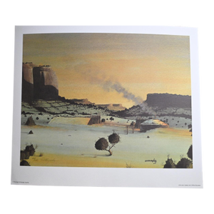 Late 20th Century In the Heart of Navajo Country – Signed Limited Edition Print by Clifford Brycelea (409/1000)