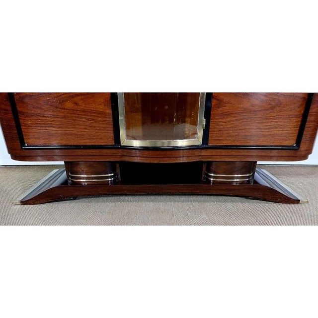 Art Deco Wood and Brass Buffet, 1930s For Sale - Image 13 of 18