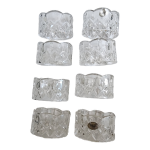 Gorham Crystal Napkin Rings