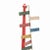 Metal Mid-Century Modern Red, Blue, Yellow, Green and White Metal Sculpture, 1950s For Sale - Image 7 of 12