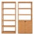 2 Pieces of Sergio Brioschi for Cecchini Italia Solid Zebrawood Architectural Bookcase or Display Cabinet – Made in Italy For Sale