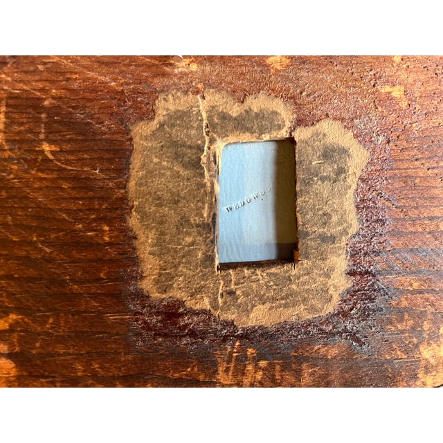 Blue Antique 19th Century Wedgwood Light Blue Jasperware Neoclassical Framed Wall Plaque For Sale - Image 8 of 9