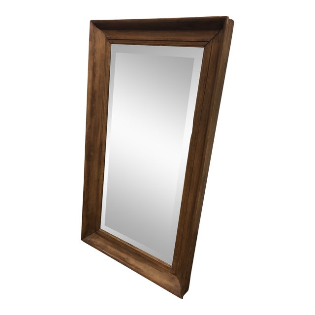 Antique MidCentury Wood Framed Vanity Mirror Chairish