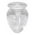 Vintage Steuben Crystal Vase – Minimalist Clear Art Glass, Mid-Century Modern For Sale