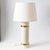 Bitossi White and Gold Ceramic Table Lamp by Aldo Londi for Bitossi, 1970s For Sale - Image 4 of 14