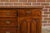 Brown 19th Century English Oak Buffet with Five Drawers and Two Doors For Sale - Image 8 of 12