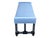 1970s 1970s Jacobean Revival Barley Twist Velvet Upholstered Bench For Sale - Image 5 of 11