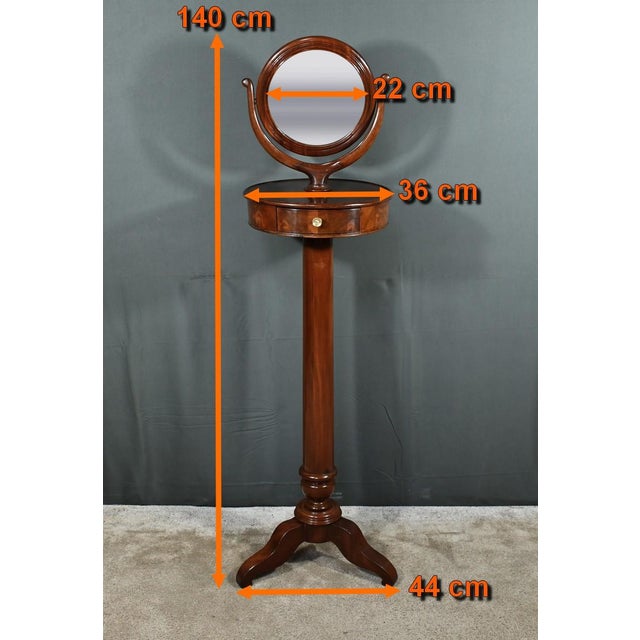 Early 19th Century Barber in Mahogany For Sale - Image 17 of 18