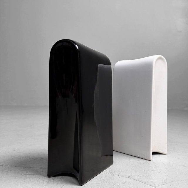 1970s Vintage Japanese Ikebana Vases, 1970s, Set of 2 For Sale - Image 5 of 11