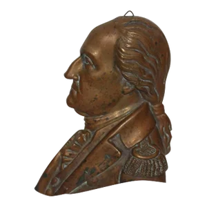 Late 19th Century Bronze George Washington Plaque