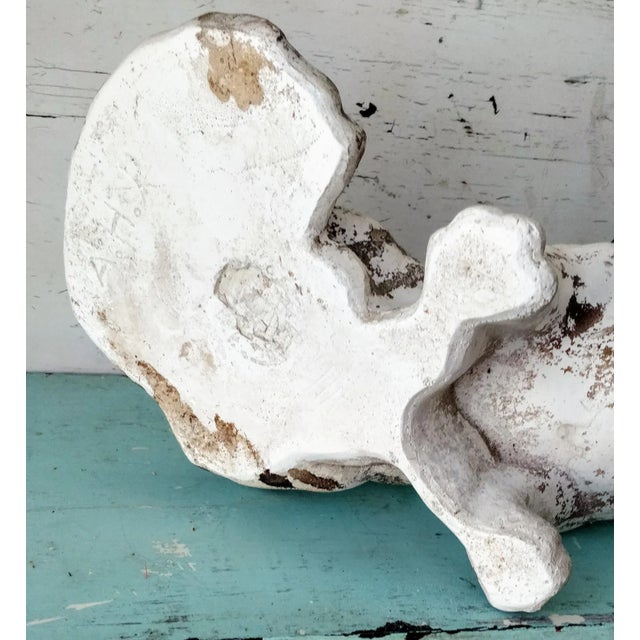 Pekingese Garden Statue Chalkware Dog Pup Life Size For Sale - Image 9 of 11