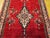 Vintage Persian Hamadan Wide Runner, Hand-Knotted Wool, Open Field Geometric Pattern, Red & Ivory. 4x10 For Sale - Image 16 of 18