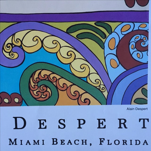 Art Deco Poster Signed by Alain Despert For Sale In New York - Image 6 of 10