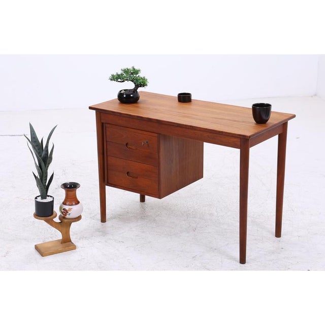 Vintage Danish Teak Desk For Sale - Image 16 of 16