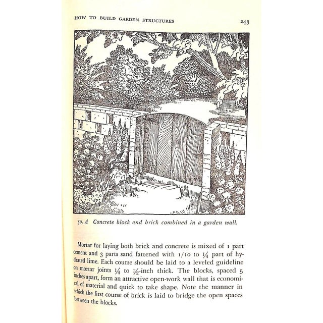 Paper "How to Build Garden Structures: Grills, Terraces, Shelters, Arbors, Fences, Gates, Etc." 1950 Aul, Henry B. For Sale - Image 7 of 7
