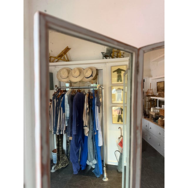 3 Panel Dressing Mirror With Origin Glass For Sale In New York - Image 6 of 7