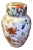 Hand-Painted Lidded Porcelain Jar With Birds & Blossoms For Sale